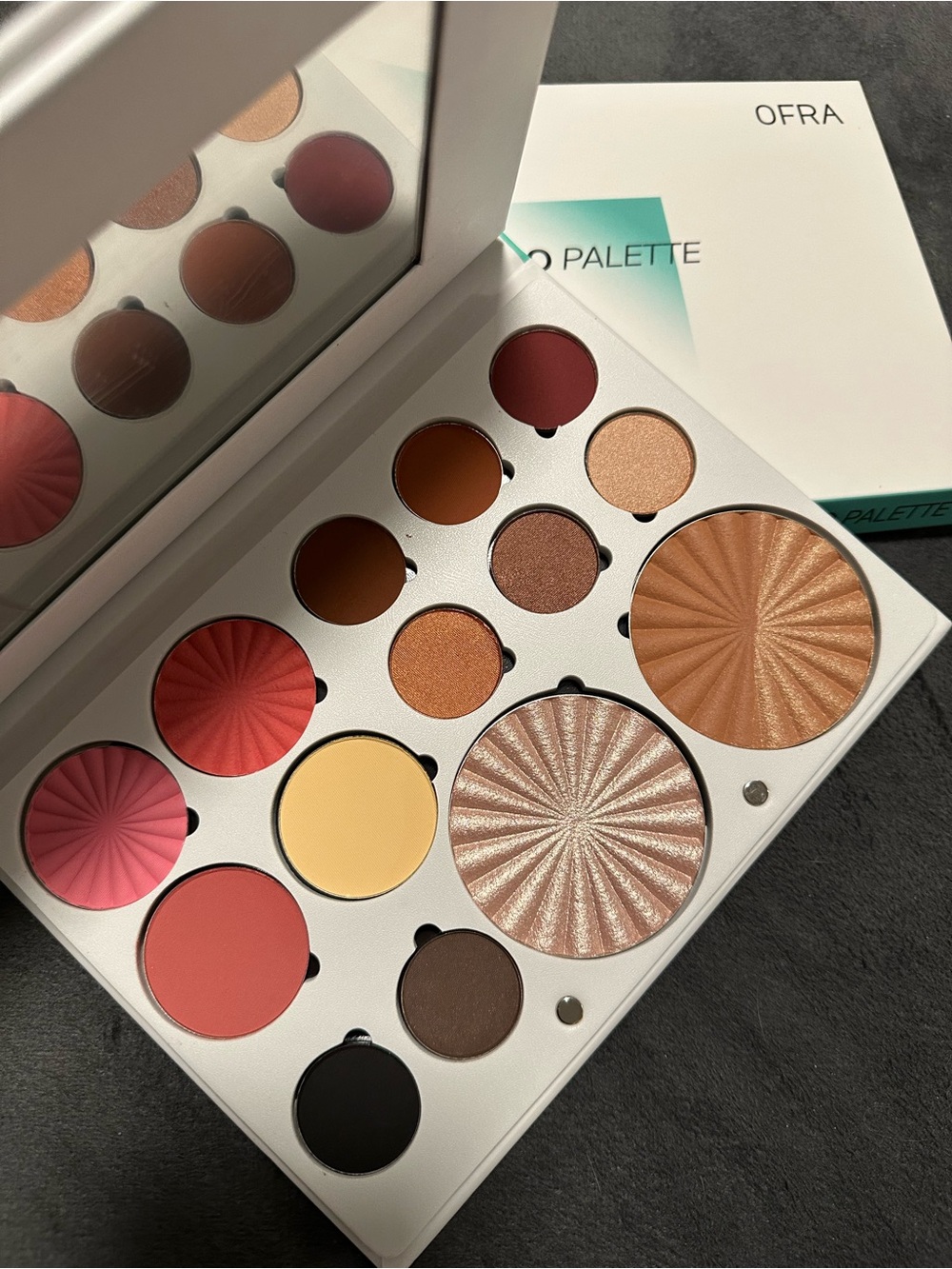 OFRA Eyeshadow & Face Palette — Pink, Peach, Bronze, Gold, Brown